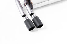 Load image into Gallery viewer, VW Golf MK7.5 1.5TSI Evo GT &amp; R-Line - Resonated (Quieter) Cat Back Exhaust System with Carbon Trims  (GTD Twin Outlet Style)