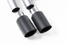 Load image into Gallery viewer, Seat Leon FR 1.8 TSI &amp; VW Golf MK7.5 1.5TSI - Non-Resonated (Louder) Cat-Back Exhaust System with Carbon Trims (GTD Style)