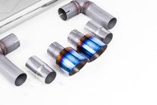 Load image into Gallery viewer, VW Golf MK7.5 1.5TSI Evo GT &amp; R-Line - Resonated (Quieter) Cat-Back Exhaust System with Burnt Titanium Trims (GTI Style)