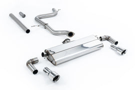 VW Golf MK7.5 1.5TSI Evo GT & R-Line - Non-Resonated (Louder) Cat-Back Exhaust System with Polished Trims (GTI Style)