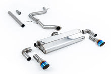 Load image into Gallery viewer, VW Golf MK7.5 1.5TSI Evo GT &amp; R-Line - Non-Resonated (Louder) Cat-Back Exhaust System with Burnt Titanium Trims (GTI Style)