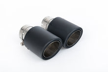 Load image into Gallery viewer, VW Golf MK7.5 1.5TSI Evo GT &amp; R-Line - Non-Resonated (Louder) Cat-Back Exhaust System with Carbon Trims (GTI Style)