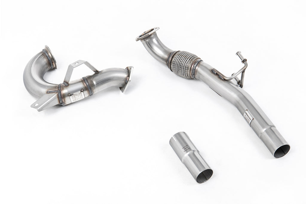 VW Up GTI 115ps &amp; 1.0TSI 90ps - Large Bore Downpipe &amp; De-Cat - For Milltek Cat Back