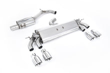 Load image into Gallery viewer, VW Golf R MK7.5 2.0 TSI 310ps (Non GPF Models &amp; 76mm systems) - Resonated (Quieter) Cat-Back Exhaust System with Polished GT-100 Round Tips