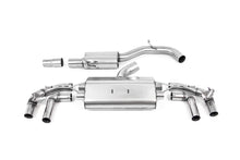 Load image into Gallery viewer, VW Golf R MK8/MK8.5 - 80MM Resonated (Quieter) OPF Back Exhaust System with Burnt Titanium GT-115 Trims