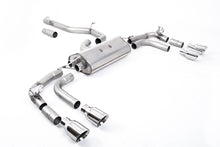 Load image into Gallery viewer, VW Tiguan R EA888.4 MQB EVO (GPF Models) - Non-Resonated (Louder) GPF/OPF Back Exhaust System with GT-100 Polished Trims - Re-uses Factory Valve Motors