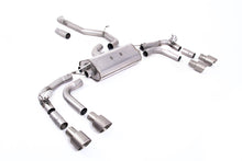 Load image into Gallery viewer, VW Tiguan R EA888.4 MQB EVO (GPF Models) - Non-Resonated (Louder) GPF/OPF Back Exhaust System with GT-100 Titanium Trims - Re-uses Factory Valve Motors