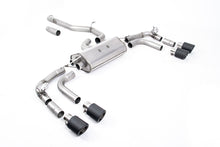 Load image into Gallery viewer, VW Tiguan R EA888.4 MQB EVO (GPF Models) - Non-Resonated (Louder) GPF/OPF Back Exhaust System with JET-100 Carbon Trims - Re-uses Factory Valve Motors