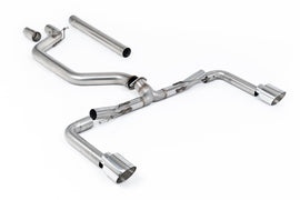 VW Golf GTI Mk8 - 80mm OPF/GPF Back System with Polished Trims (Race System - Loudest)