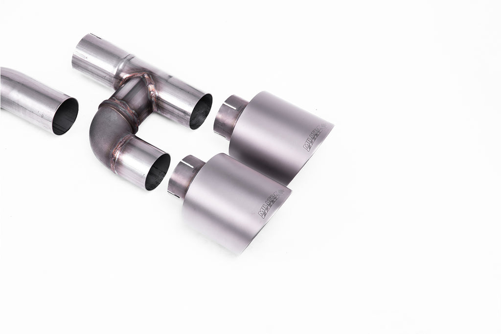 VW Golf GTI Mk8 - Particulate Filter-Back - Golf R Style - Race (Loudest) with Titanium Tips