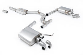 VW Arteon 2.0 TSI (USA Non Valved/Downturn Tips) - 76mm Resonated Non-Valved Cat-back System