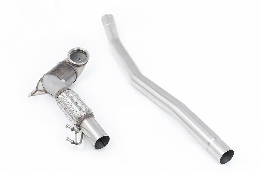 VW Arteon 2.0 TSI (USA Non Valved/Downturn Tips) - Large Bore Downpipe and Hi-Flow Race Cat (For Milltek Cat-Back)