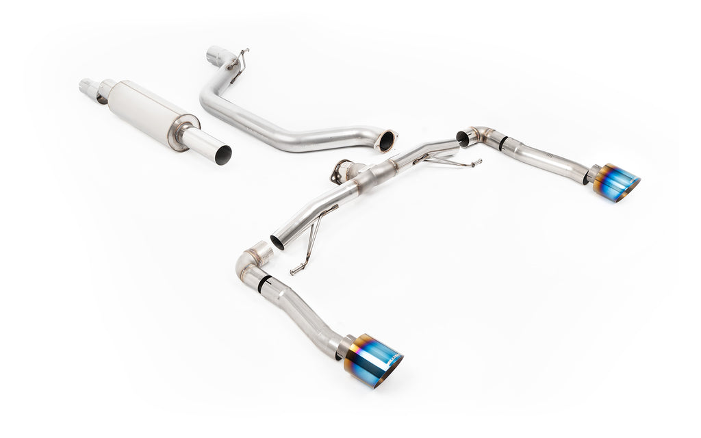 Seat Cupra Formentor 2.0TSI 245ps (GPF Models) - Race System (Loudest) 80MM OPF/GPF Back System with Burnt/Blue Titanium Trims