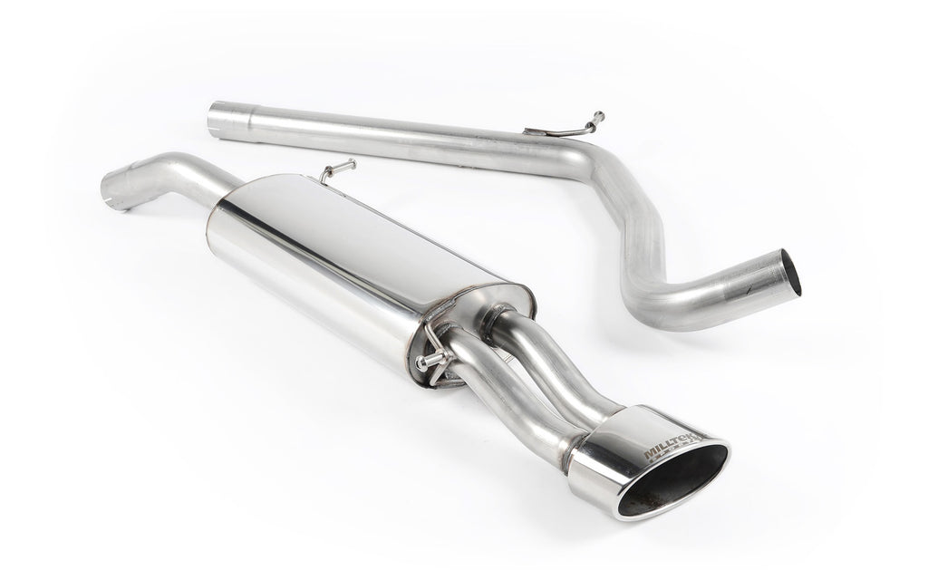 Seat Ibiza 1.9 TDI/1.8 20VT - Non-Resonated (Louder) Cat-Back Exhaust System with Polished Oval Trim (For Facelift cars)