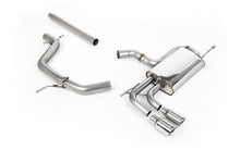 Load image into Gallery viewer, Seat Leon/Golf MK6 GT 2.0 TDI 140PS - Non-Resonated (Louder) Cat-Back Exhaust System with Twin JET Trims