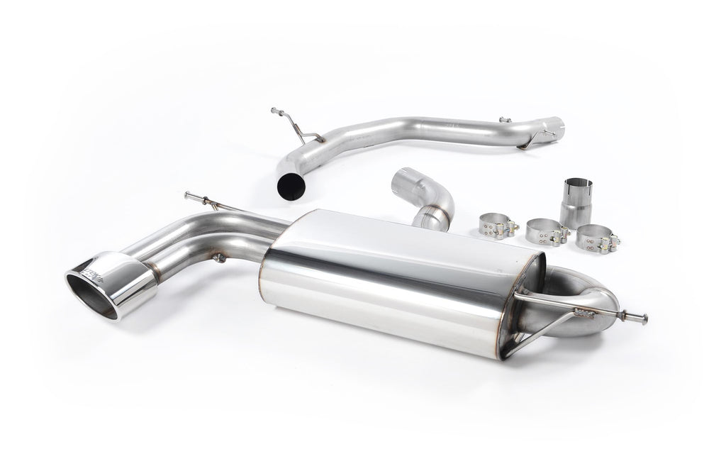Seat Leon Cupra 2.0T FSI - Non-Resonated (Louder) Cat-Back Exhaust System with Single Polished Oval Tip