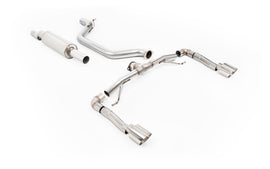 Seat Leon Cupra 2.0 TSI 245ps (GPF Models) - Particulate Filter-back Race System (Loudest) 80mm with Polished GT-115 Trims