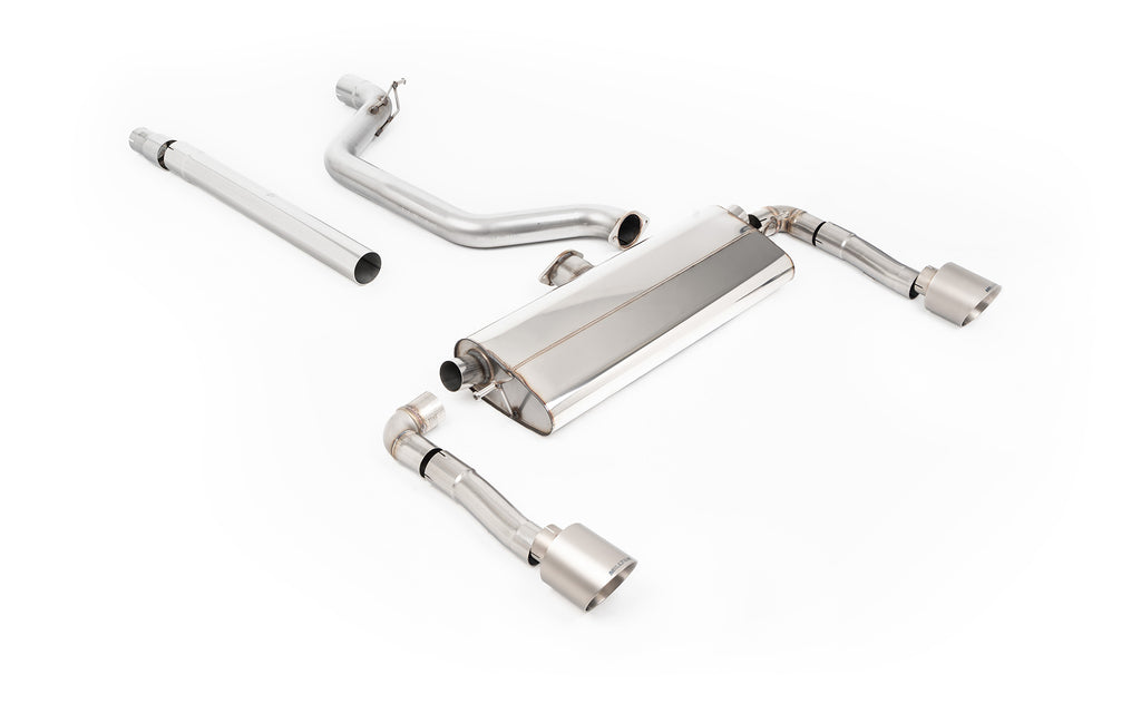 Seat Leon Cupra 2.0 TSI 245ps (GPF Models) - Particulate Filter-back System with Brushed Titanium GT-115 Trims