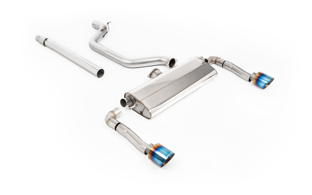 Seat Leon Cupra 2.0 TSI 245ps (GPF Models) - Particulate Filter-back System with Burnt/Blue Titanium GT-115 Trims