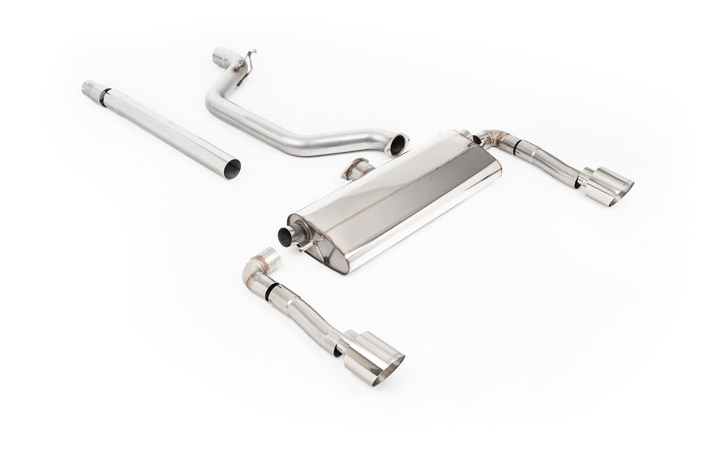 Seat Leon Cupra 2.0 TSI 245ps (GPF Models) - Particulate Filter-back System with Polished  GT-115 Trims