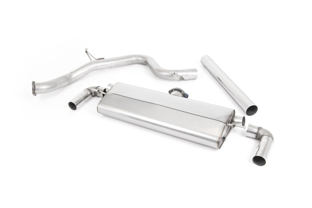 Seat Leon Cupra 290 (GPF Models) - Non-Resonated (Louder) Cat-Back Exhaust System with Quad GT-80 Polished Tips