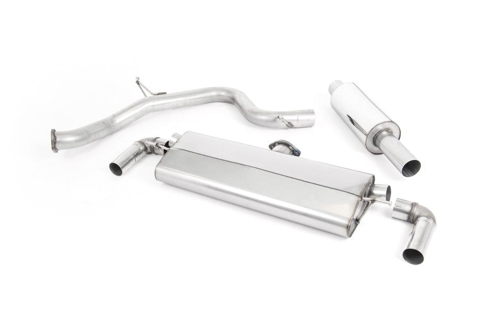 Seat Leon Cupra 290 (GPF Models) - Resonated (Quieter) Cat-Back Exhaust System with Dual Polished Oval Tips