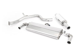 Seat Leon Cupra 290 (GPF Models) - Resonated (Quieter) Cat-Back Exhaust System with Quad GT-80 Polished Tips
