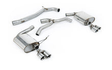 Load image into Gallery viewer, Seat Leon Cupra MK4 ST 310 &amp; ST Cupra 300 - Non Resonated (Louder) Cat-Back Exhaust System with Polished Quad GT-80 Trims