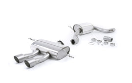 Seat Leon Cupra R 2.0 TSI 265ps - Resonated (Quieter) Cat-Back Exhaust System with Dual Titanium GT100 Tips