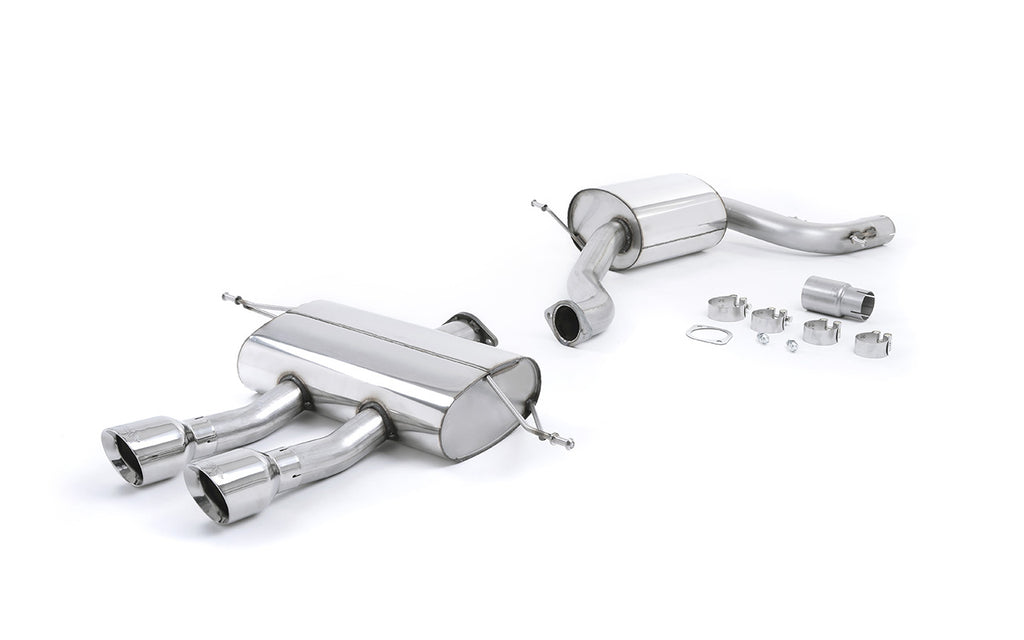 Seat Leon Cupra R 2.0 TSI 265ps - Resonated (Quieter) Cat-Back Exhaust System with Polished GT100 Tips