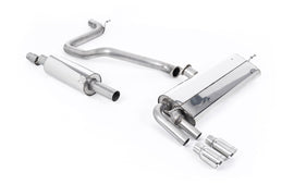 Seat Leon FR 1.4 TSI - Resonated (Quieter) Cat-Back Exhaust System with GT-80 Polished Trims