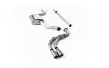 Load image into Gallery viewer, Seat Leon FR 1.8 TSI &amp; VW Golf MK7.5 1.5TSI - Non-Resonated (Louder) Cat-Back Exhaust System with Titanium Trims (GTD Style)