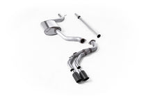 Load image into Gallery viewer, Seat Leon FR 1.8 TSI &amp; VW Golf MK7.5 1.5TSI - Non-Resonated (Louder) Cat-Back Exhaust System with Carbon Trims (GTD Style)