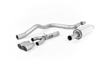 Load image into Gallery viewer, Seat Leon FR 2.0 TDI 150 - Resonated (Quieter) Cat-Back Exhaust System with Brushed Titanuim Tips