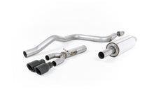 Load image into Gallery viewer, Seat Leon FR 2.0 TDI 150 - Resonated (Quieter) Cat-Back Exhaust System with Cerakote Black Tips