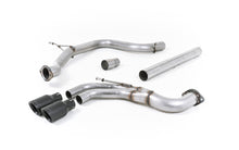 Load image into Gallery viewer, Seat Leon FR 2.0 TDI 184ps SC - Non-Resonated (Louder) Cat-Back Exhaust System with Cerakote Black Tips
