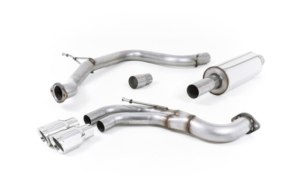 Seat Leon FR 2.0 TDI 184ps SC - Resonated (Quieter) Cat-Back Exhaust System with Polished Tips