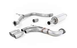 Seat Leon FR 2.0 TDI 184ps SC - Resonated (Quieter) Cat-Back Exhaust System with Titanium Tips