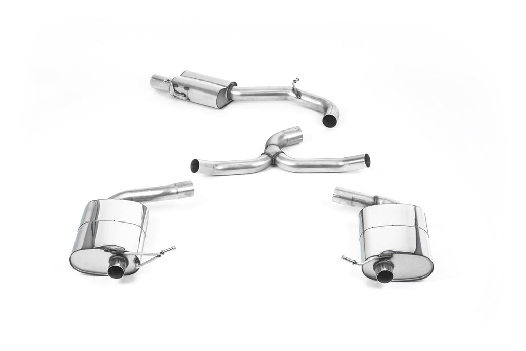 Seat Leon ST Cupra 300 (GPF Models) - Cat-Back Exhaust System with Cerakote Black Oval Tips - EC Approved