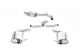 Seat Leon ST Cupra 300 (GPF Models) - Cat-Back Exhaust System with Polished Quad GT-80 Trims - EC Approved