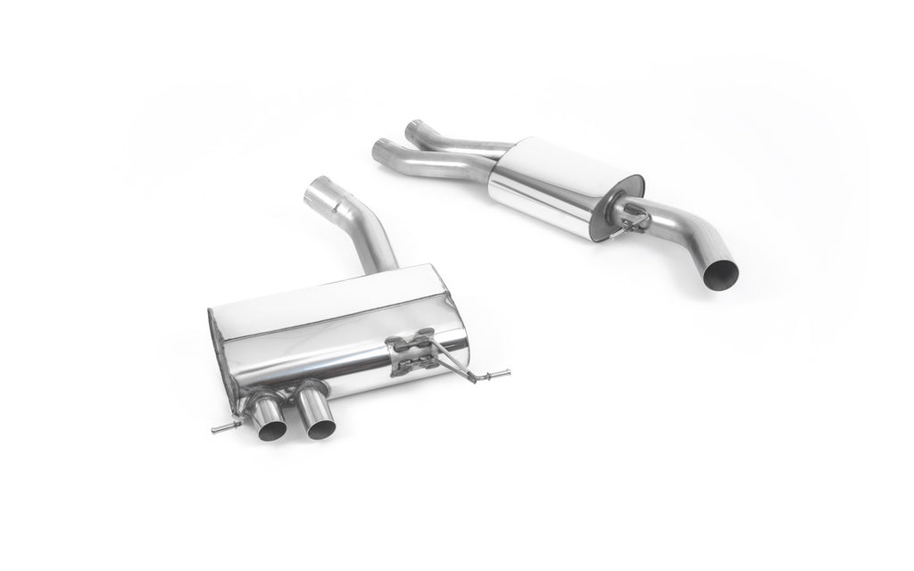 BMW 135 Coupe E82/88 - Secondary Cat-Back Exhaust System with Ceramic Black GT80 Trims