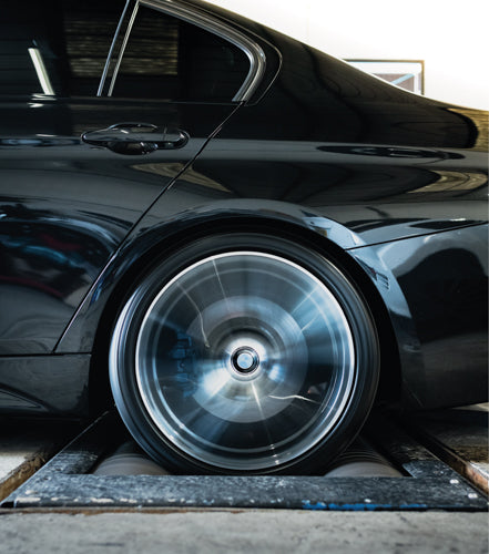 BMW on the rolling road at JBM Performance, Sheffield