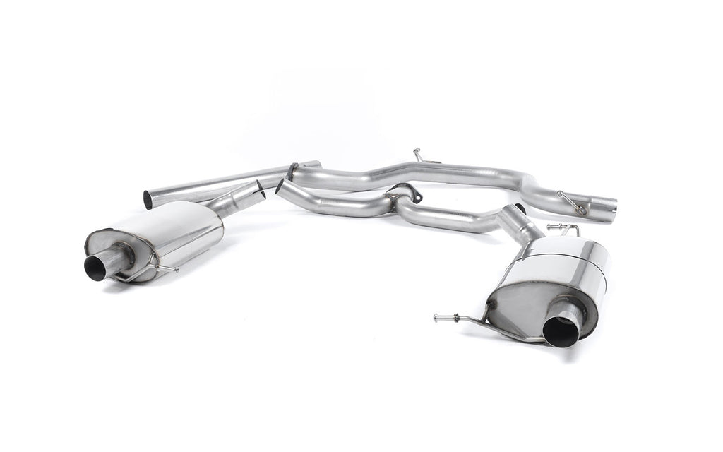 Skoda Octavia vRS 2.0 TSI 220/230/245ps - Non-Resonated (Louder) Cat-Back Exhaust System - Uses OE Tips