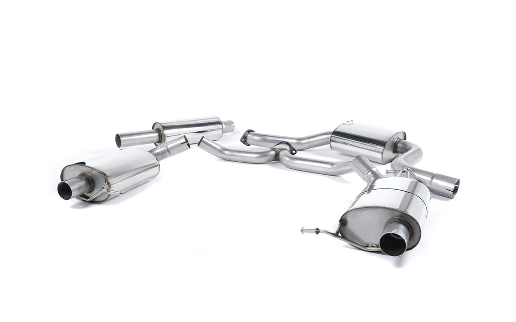 Skoda Octavia vRS 2.0 TSI 220/230/245ps - Resonated (Quieter) Cat-Back Exhaust System - Uses OE Tips