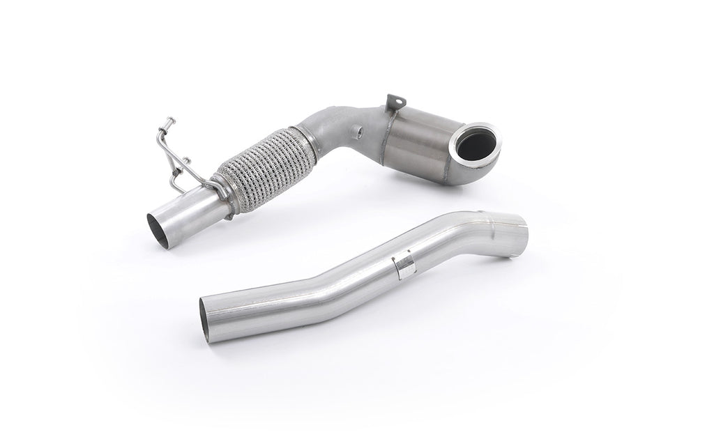 Stainless Steel Cast Downpipe with Race Cat (For Milltek Cat-Back) (Seat/VW)