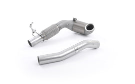 Stainless Steel Cast Large Bore Downpipe with Hi-Flow Sports Catalyst (For Milltek Race Cat-Back) (Seat/VW)