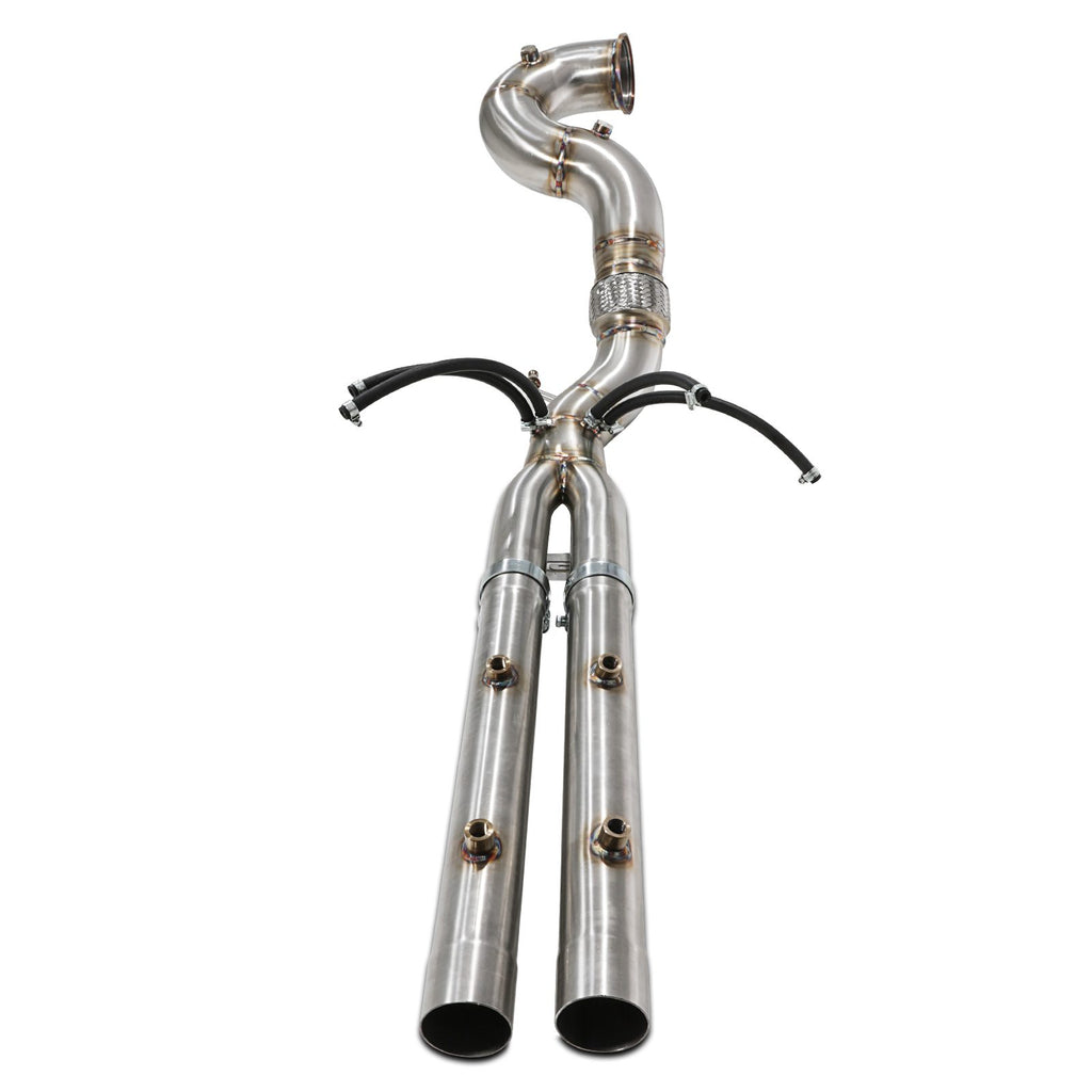 Direnza Audi RS3 8V Quattro 2.5 TFSI 17-20 - 4" Exhaust Decat &amp; GPF Delete Downpipe