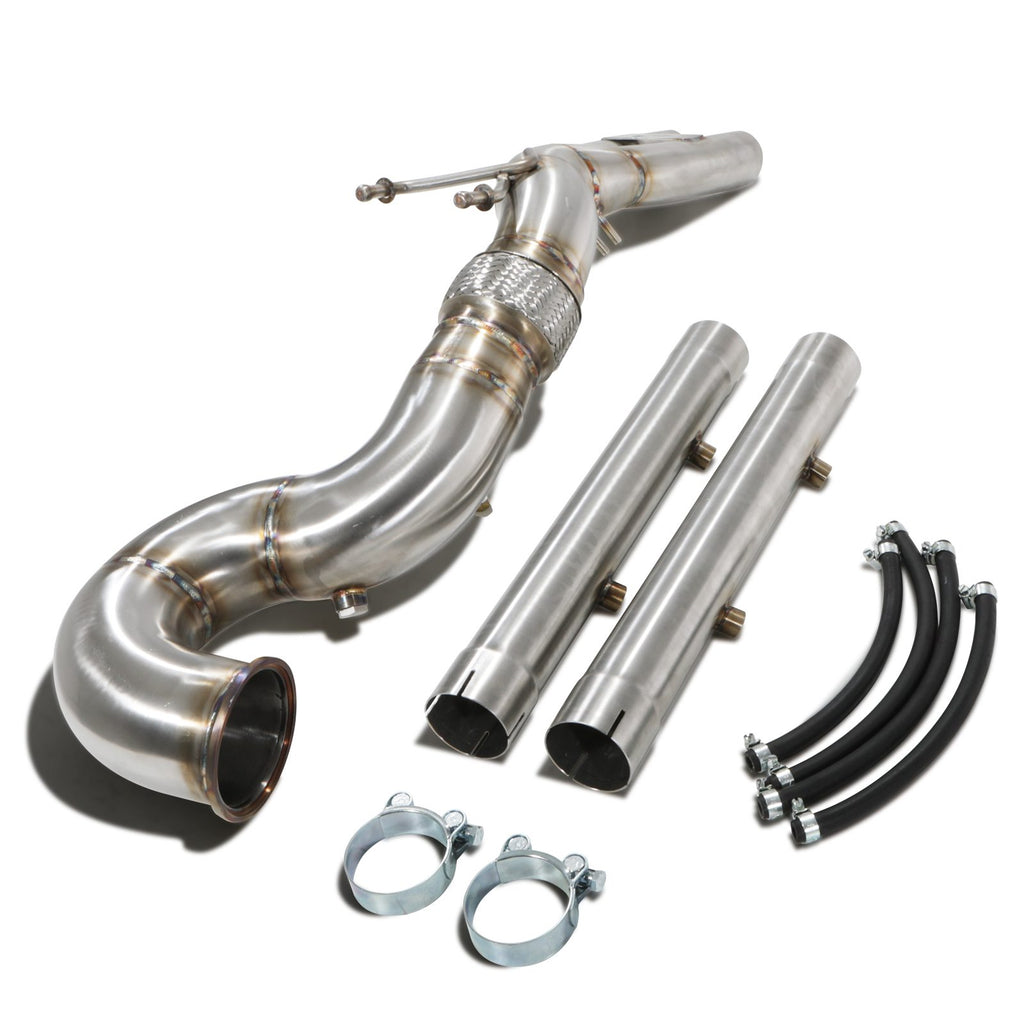 Direnza Audi RS3 8V Quattro 2.5 TFSI 17-20 - 4" Exhaust Decat &amp; GPF Delete Downpipe