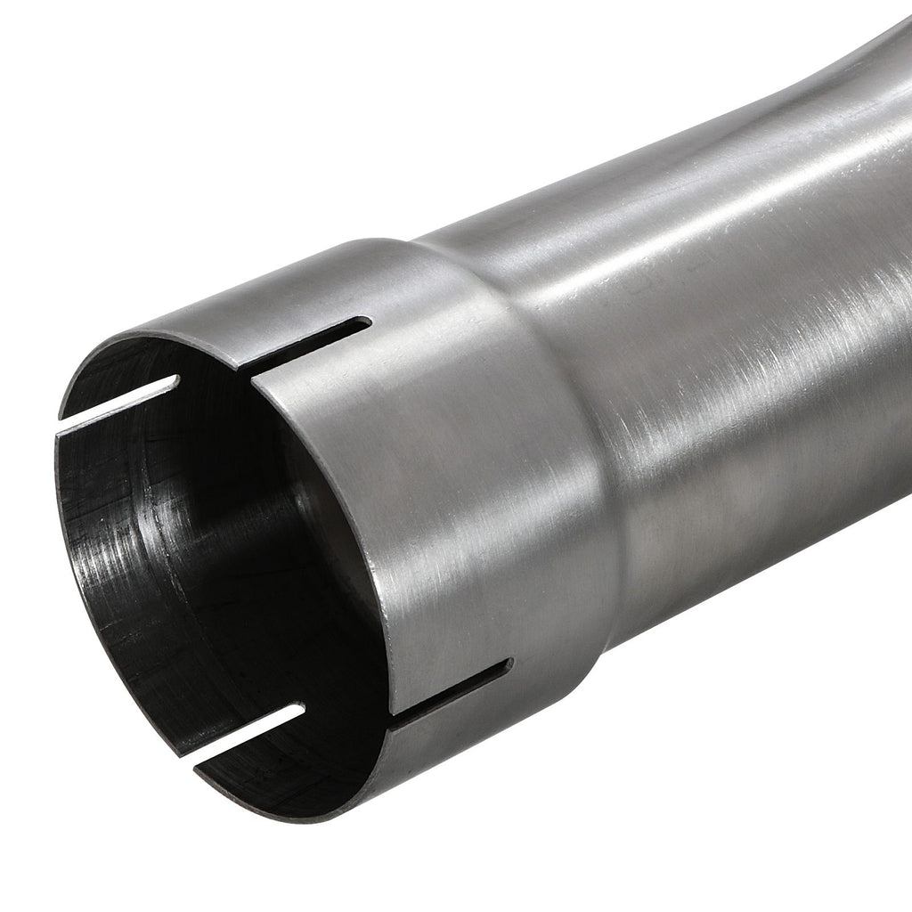 Direnza BMW 2 Series F22 F23 M235i 3.0 N55 14-16 - 3" Brushed Exhaust Backbox Delete - Slash Cut Tips