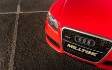 Load image into Gallery viewer, Audi RS4 B7 - V2 Valved Cat-Back with Active H Pipe and Burnt/Blue Titanium Ovals